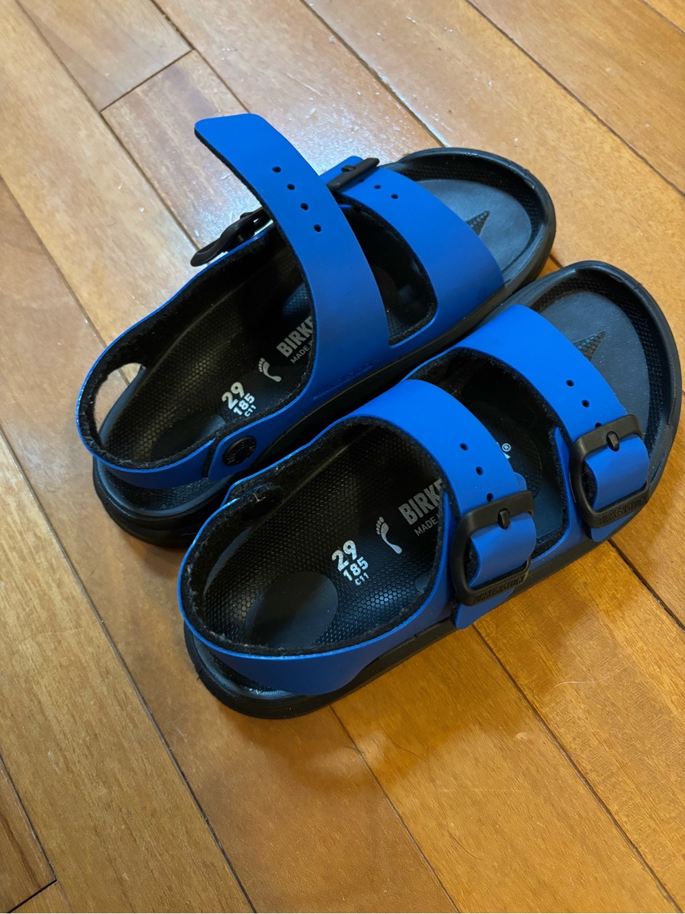 Birkenstock Kids Blue EVA Two-Strap Sandals